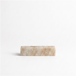 Toronto Marble Card Holder Long 4” - Beige
