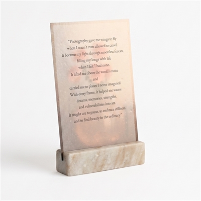 Toronto Marble Card Holder Long 4” - Beige - Imagen 3