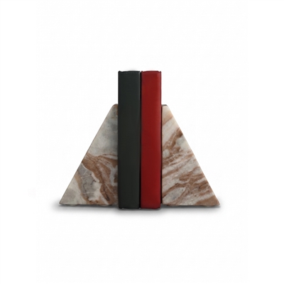 Toronto Marble Set of 2 Bookends - Beige - Imagen 4