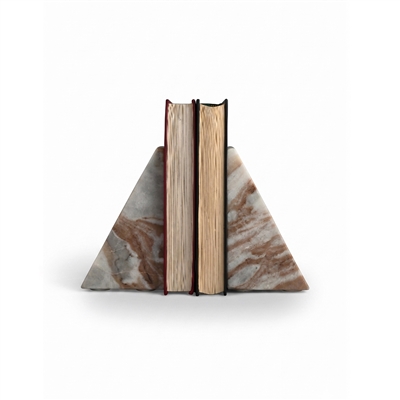 Toronto Marble Set of 2 Bookends - Beige - Imagen 5