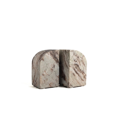Toronto Marble Bookend Set of 2 - Beige - Imagen 2