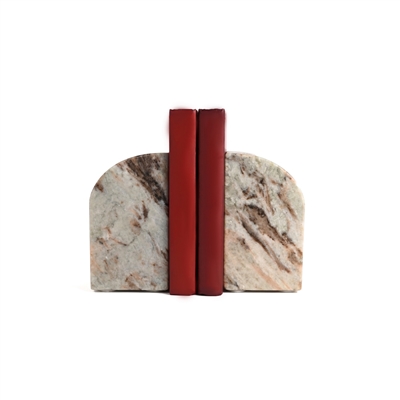 Toronto Marble Bookend Set of 2 - Beige - Imagen 5