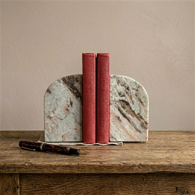 Toronto Marble Bookend Set of 2 - Beige - Imagen 6