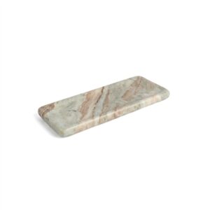 Toronto Marble Round Edged Bread Tray Sm - Beige