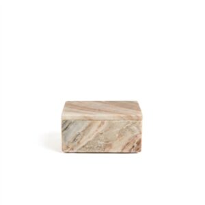 Toronto Marble Rect. Box Sm. - Beige