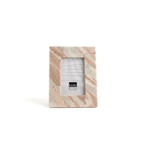 Toronto Marble Frame White 6"X4" - Beige