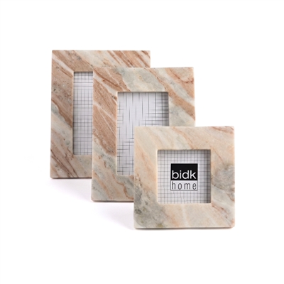 Toronto Marble Frame White 6"X4" - Beige - Imagen 6