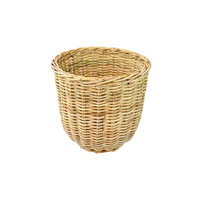 Set of 3 Natural Round Rattan Baskets - Beige - Imagen 2