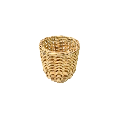 Set of 3 Natural Round Rattan Baskets - Beige - Imagen 4
