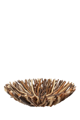 Driftwood Bowl Vitex Parviflora - Natural-ST - Natural