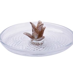 Glass Pineapple Tray Clear- A - A