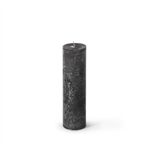 Small Pillar Candle 2.75"x9.85"H Black -ST