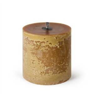 Pillar Super Candle 11.8"x11.8"H Chamois- Outdoor Only- ST