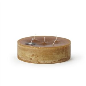 Pillar 5-Wick Super Candle 9.5"x2.75"H Chamois -ST