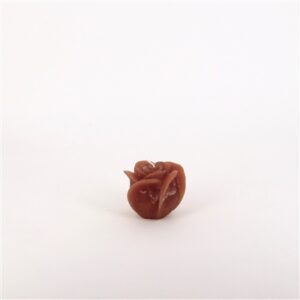 Small 1-Wick Rose Candle 3.35"Dia x 2.55" Cognac -ST - Cognac
