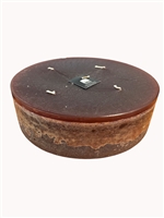 Round 5-Wick Candle 9"Dia x 2.75"H Charcoal -ST