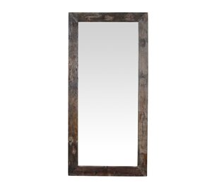 Wooden Mirror Frame Height 70” - Brown-ST - Brown