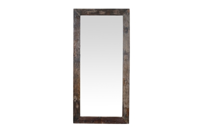Wooden Mirror Frame Height 70” - Brown-ST - Brown