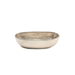 Sm. Raw Nickel Oval Bowl - RAW NICKEL - RAW NICKEL