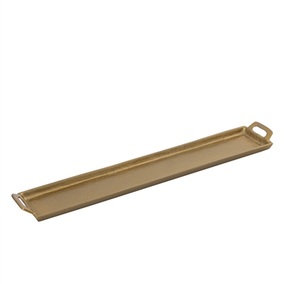 Alum. Tray w/Handles 5x30" - Ant. Brass - ANTIQUE BRASS - ANTIQUE BRASS - Imagen 2