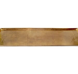 Alum. Tray w/Handles 10x34" - Ant. Brass - ANTIQUE BRASS - ANTIQUE BRASS