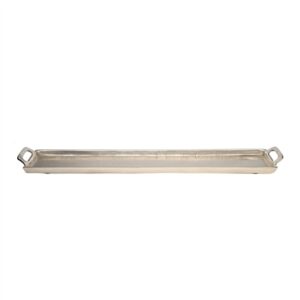 Alum. Tray w/Handles 5x30" - Raw Alum. - RAW NICKEL - RAW NICKEL