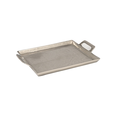 Alum. Tray w/Handles 10x14" - Raw Alum. - RAW NICKEL - RAW NICKEL - Imagen 3