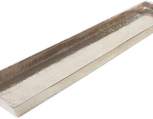 Lg. Alum. Rect. Plate 15.75" x 3.5" Raw Nickel -ST - RAW NICKEL