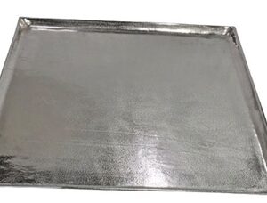 Plate Square Raw Nickel Dia 27.50” ALUMINUM- ST - Raw Nickel