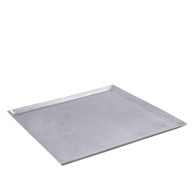 Plate Square Raw Nickel Dia 27.50” ALUMINUM- ST - Raw Nickel - Imagen 2