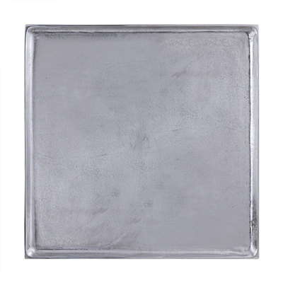 Plate Square Raw Nickel Dia 27.50” ALUMINUM- ST - Raw Nickel - Imagen 4