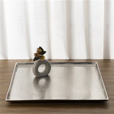 Plate Square Raw Nickel Dia 27.50” ALUMINUM- ST - Raw Nickel - Imagen 5