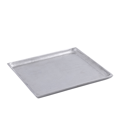 Plate Square Raw Nickel Dia 14.96” ALUMINUM- ST - Raw Nickel - Imagen 2
