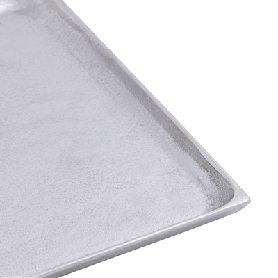 Plate Square Raw Nickel Dia 14.96” ALUMINUM- ST - Raw Nickel - Imagen 3