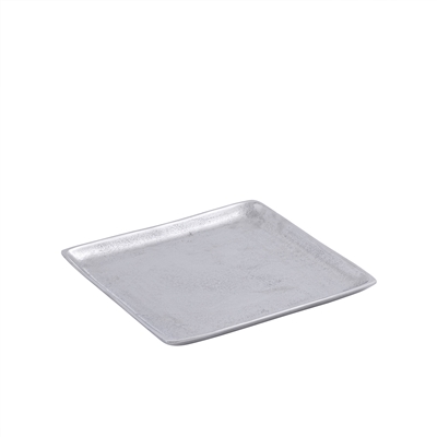 Plate Square Raw Nickel Dia 11” ALUMINUM- ST - Raw Nickel - Imagen 2