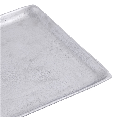 Plate Square Raw Nickel Dia 11” ALUMINUM- ST - Raw Nickel - Imagen 3