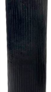 Flower Pot Raw Dark Brown ALUMINUM Dia H17.32”- A - Raw Dark Brown