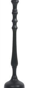 Candle Holder Black H 18.1" & Dia 3.5"- A - Black