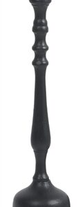 Candle Holder Black H 16.1" & Dia 3.5"- A - Black