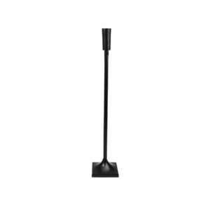 Candle Holder Black H 22.04" & Dia 3.9" - Black