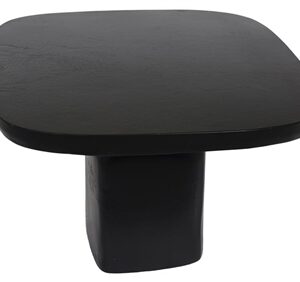 Aluminum Black Coffee Table- ST - Black