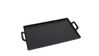 Black Alum. Tray with Handles 11.5x20” - Black