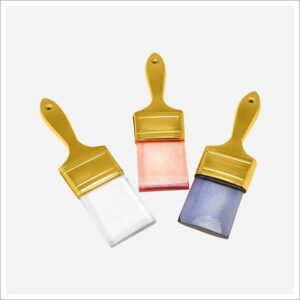 Brushes Gold Wall Art -Set 3