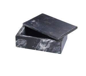 Marble Rect. Box Black - BLACK