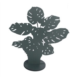 MDF Monstera Tree Silhouette Green- A - A