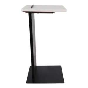 BLAIROAK WHITE TABLE 23 (IN)