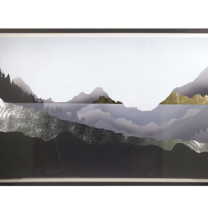 Great Exploration -  60" X 40" - Charcoal Frame - Multi
