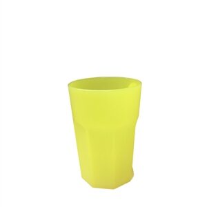 Italian Plastic 11.2 Oz Frosted Glass Lemon- A