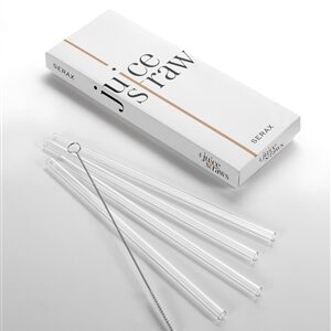 Juice Straw D0,9 H23 Set/4 With Brush -A