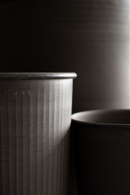 Set of 3 OUT Light Grey Planters - Light Grey - Imagen 2